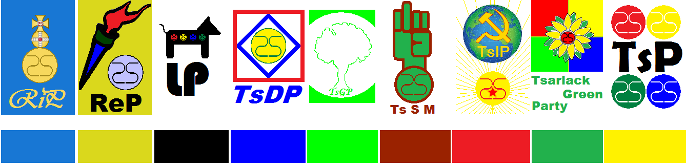 The Tsarlack Political Parties Ribbons